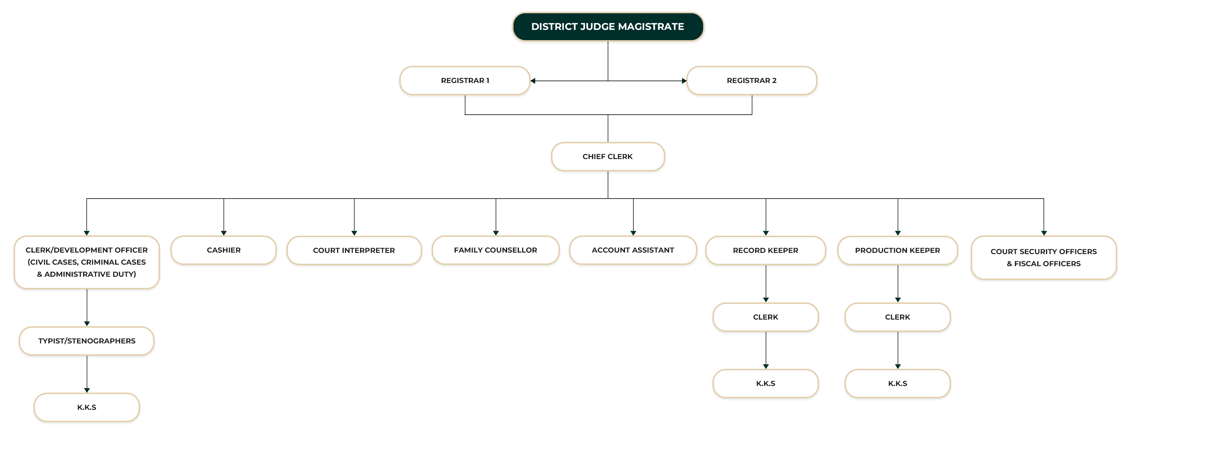District Court Hambantota ORGANIZATIONAL STRUCTURE